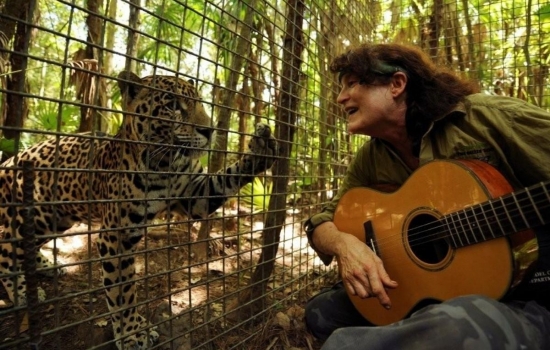 Sharon Matola and jaguar
