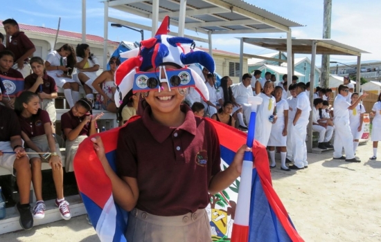 St George's Cay Day Parade celebration