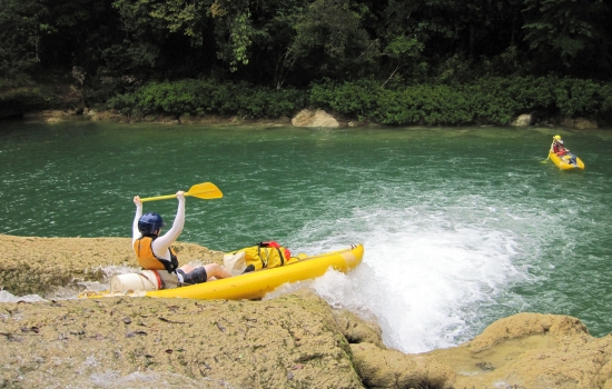 Kayaking the Moho River, Belize