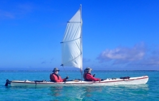 Kayaking Glover's Reef Belize