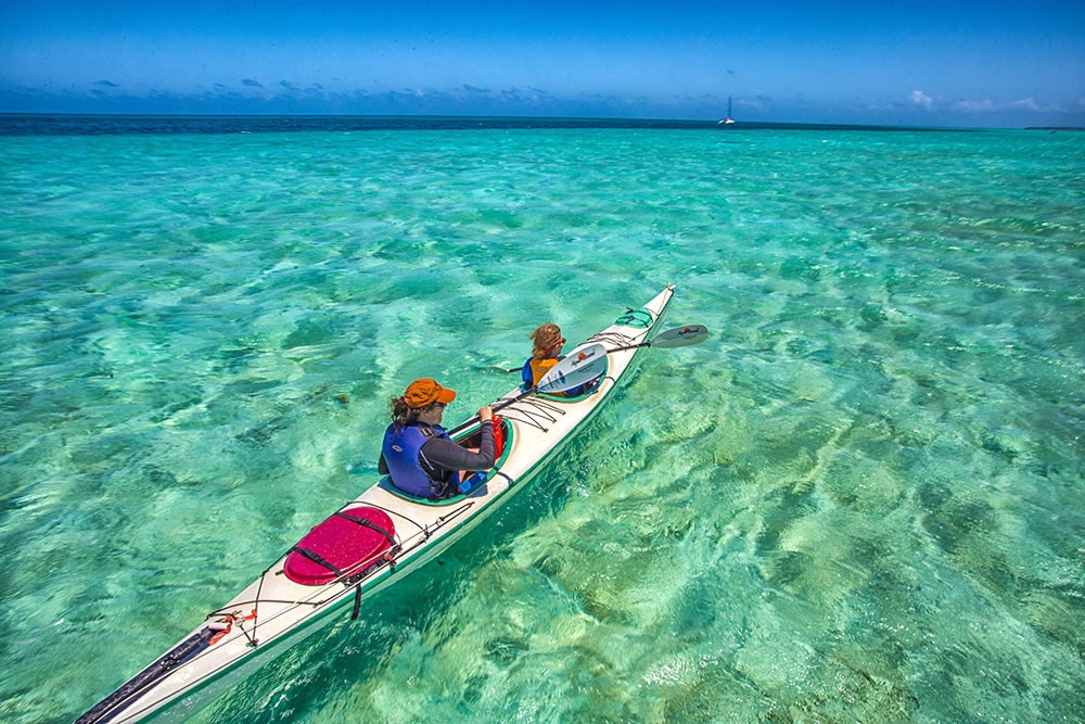 Sea Kayaking Glover's Reef