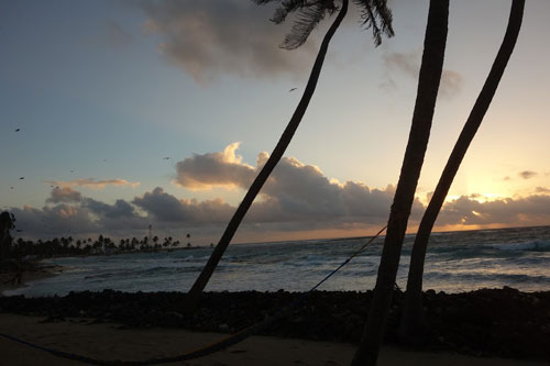 Sunset at Lighthouse Reef