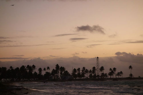 Sunset at Lighthouse Reef