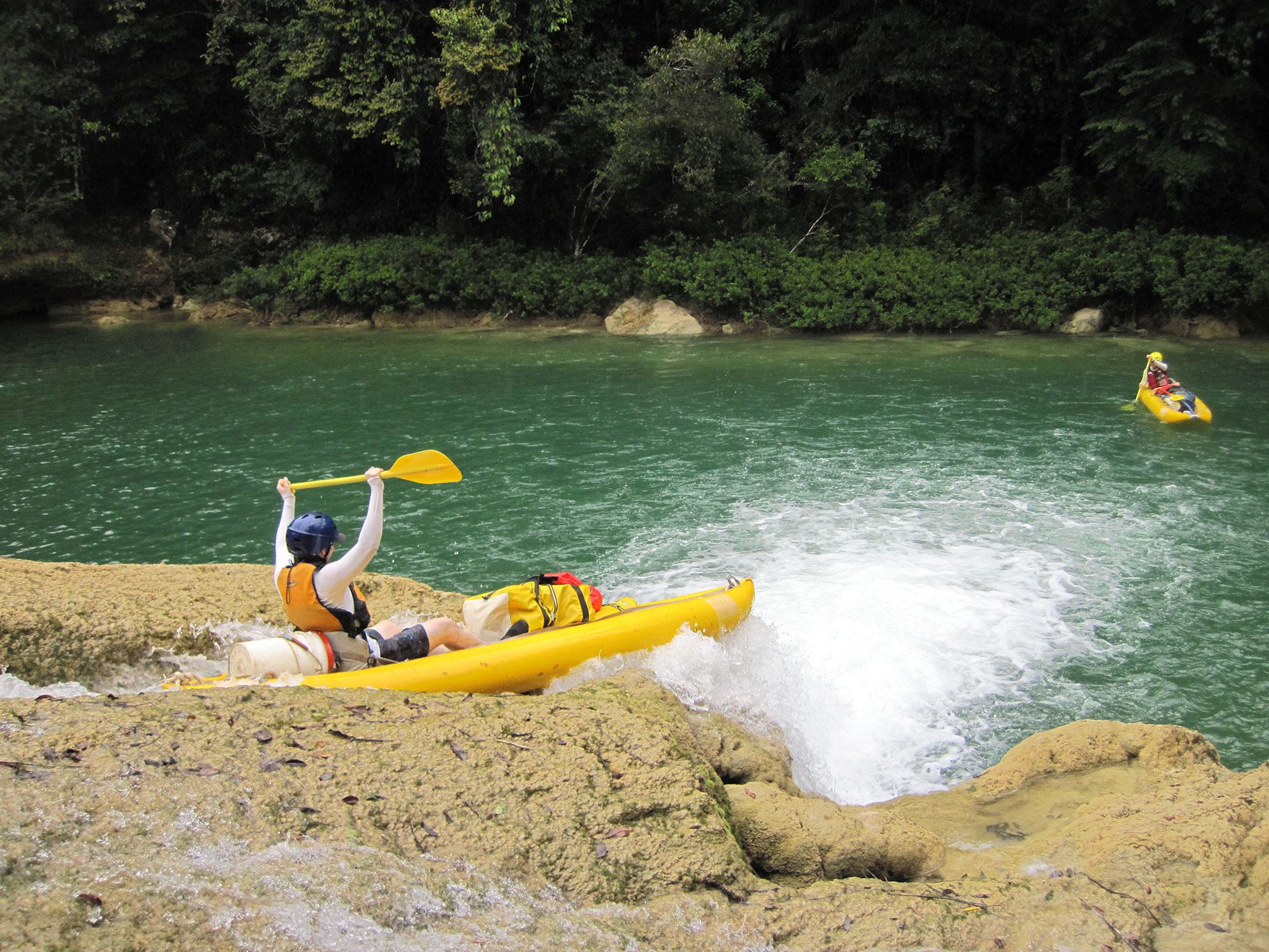 Kayaking the Moho River, Belize