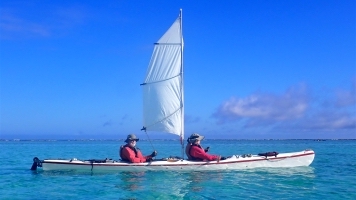 Kayaking Glover's Reef Belize