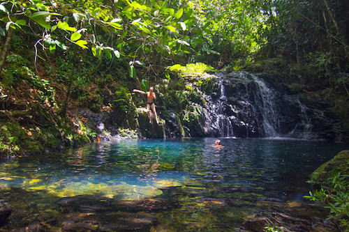 Bocawina Falls in the Mayflower Bocawina National Park