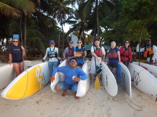 Guide Mike at Half Moon Caye