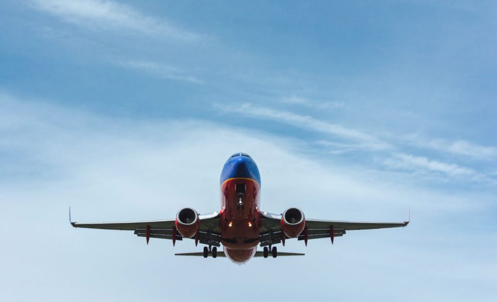 Airplane southwest airlines to Belize