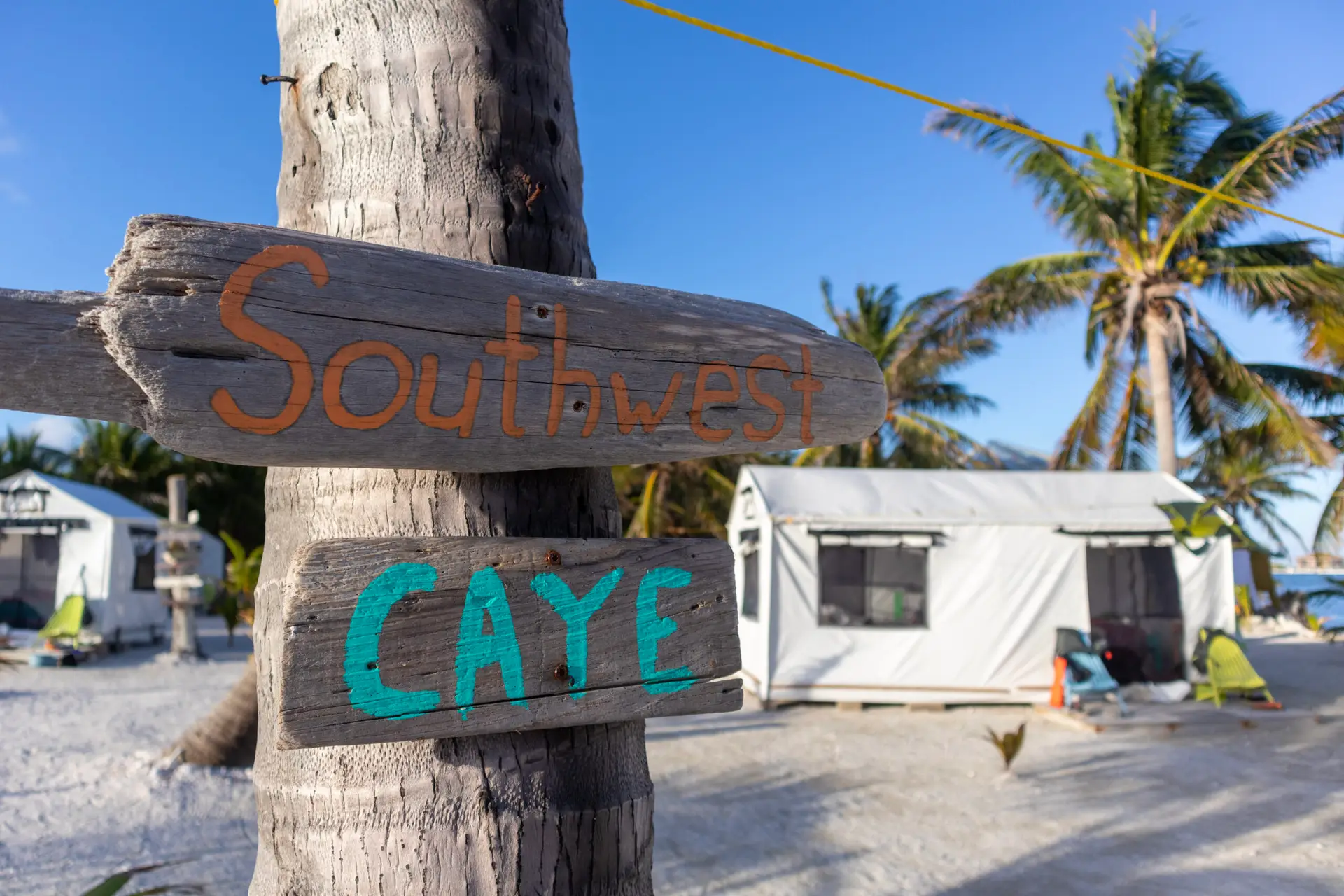 Southwest Caye, an island within Glover's Reef Atoll in Belize