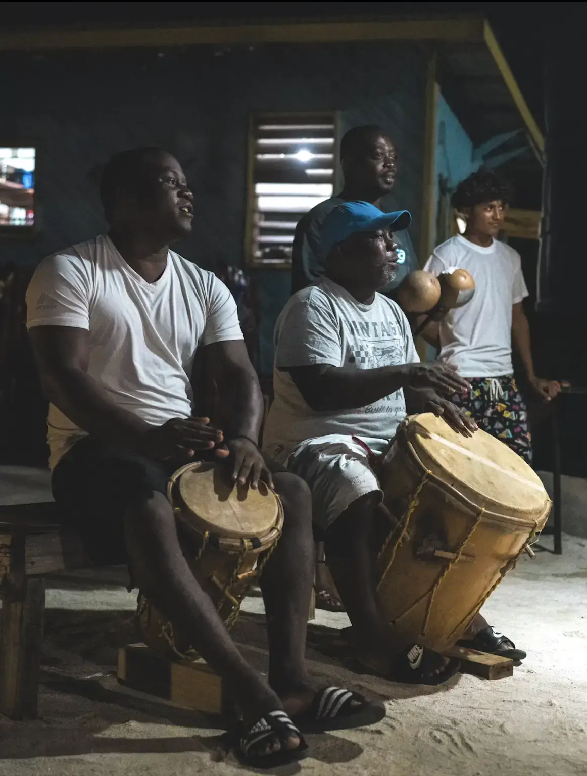 Belize Garifuna drumming and dancing