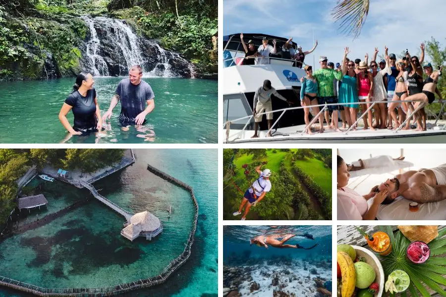 images Rainforest and Reef Thatch Caye trip