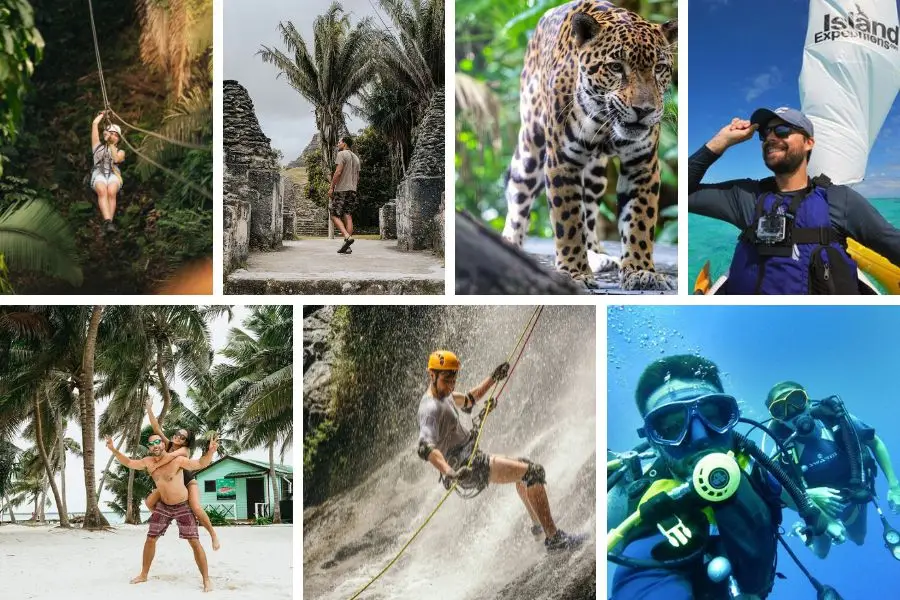 people enjoying Belize