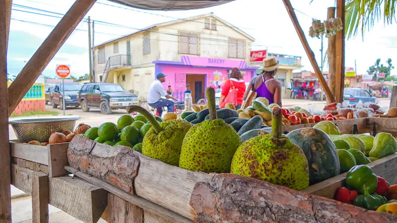 Market in Dangriga, Belize